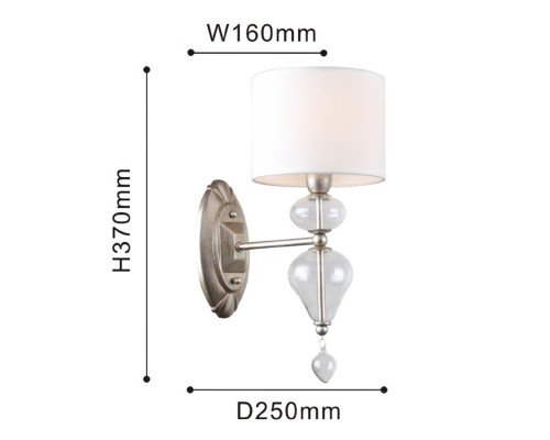 Бра Favourite 2554-1W Ironia 1*E14*40W D250*W160*H370мм