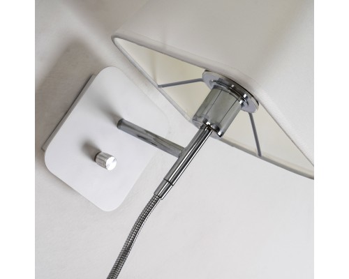 Бра Favourite 1687-2W Baumwolle 1*E14*40W + 1*LED*1W, 80LM, 4000K, switch D215*W180*H460мм