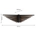 Бра Favourite 4381-1W Vingar LED*20W, 1170LM, 4000K, CRI>90 D100*W625*H165мм