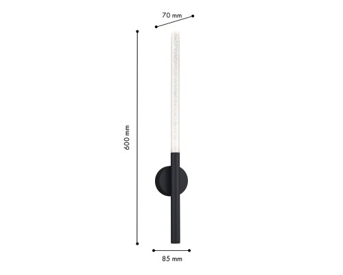 Бра Favourite 4309-1W Bubblor LED*7W, 320LM, 4000K, CRI>90 D70*W85*H600мм