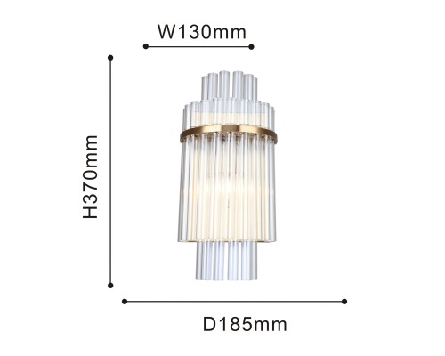 Бра Favourite 4203-1W Rubum 1*E14*40W D130*W185*H370мм