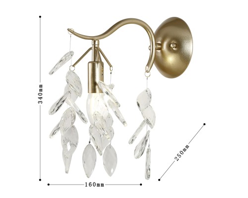 Бра Favourite 3003-1W Brillo 1*E14*40W D250*W160*H340мм