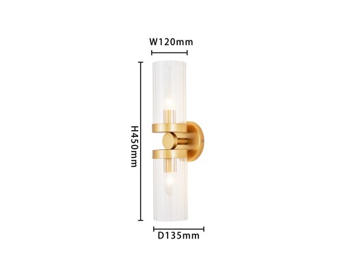 Бра Favourite 3099-2W Radiales 2*E14*40W D135*W120*H450мм
