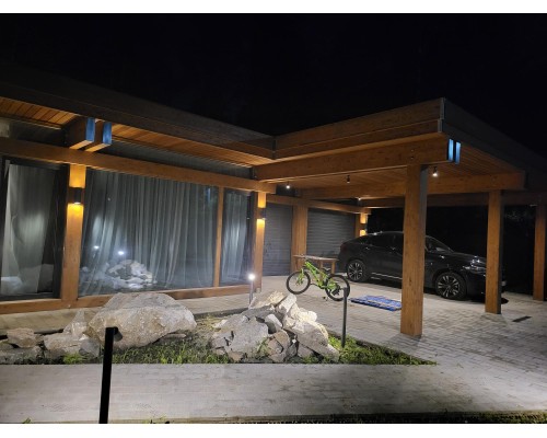 Уличный столб Favourite 2892-1F Pharus 1*GU10LED*5W, IP65 L250*W50*H850мм