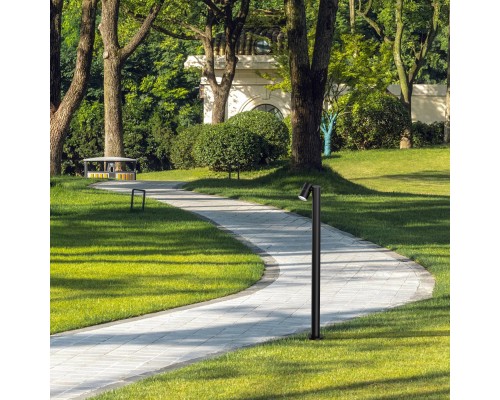 Уличный столб Favourite 4659-1F Bonum 1*GU10*35W, IP65 L125*W100*H1000мм