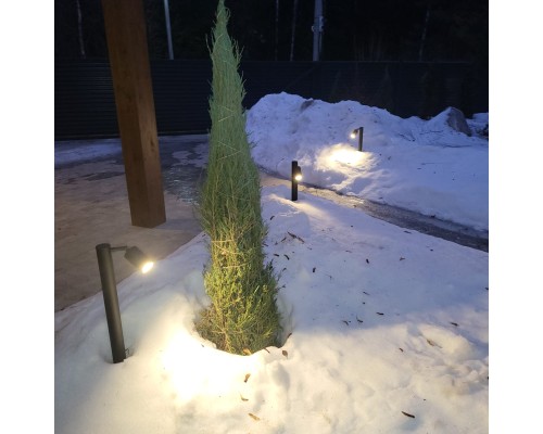 Уличный столб Favourite 2892-1F Pharus 1*GU10LED*5W, IP65 L250*W50*H850мм