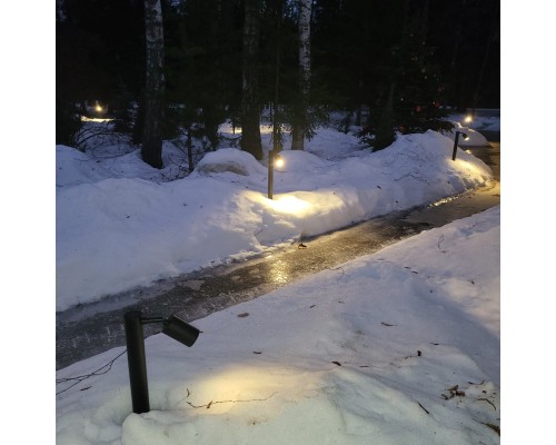 Уличный столб Favourite 2892-1F Pharus 1*GU10LED*5W, IP65 L250*W50*H850мм