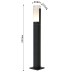Уличный столб Favourite 2861-1F Pillar 1*LED*7W, 560LM, 3000K, IP54 L50*W50*H600мм