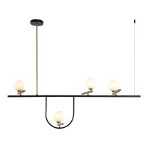 4109-4P, подвесная люстра, L1200xW280xH1000, 4xG9LEDx5W, excluded