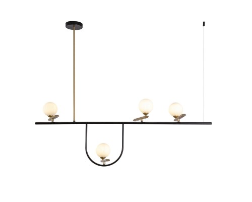 4109-4P, подвесная люстра, L1200xW280xH1000, 4xG9LEDx5W