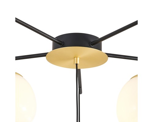 3047-6P, потолочная люстра, D640xH575, 6xG9x28W