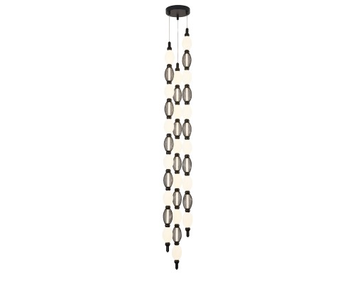 Потолочная люстра Favourite 4560-3PC Perler 3*LED*18W, 2230LM, 4000K D200*H1780/2780 + D650*H890/1775 + D1980*H820/1725мм