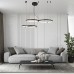 Подвесная люстра Favourite 4569-2P Tornado LED*40W, 2600LM, 4000K L920*W500*H1600мм