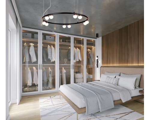 Подвесная люстра Favourite 4320-10P Knopp LED*36W, 3200LM, 4000K, CRI>90 D590*H120/1710мм