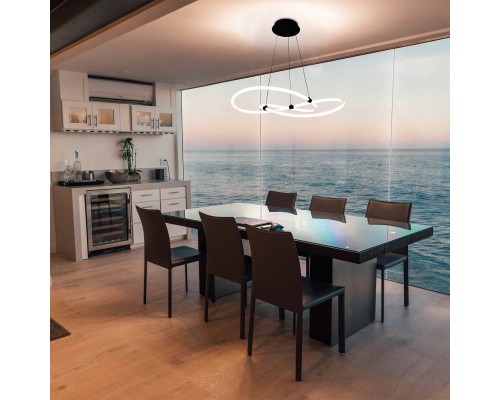 Подвесная люстра F-Promo 4470-3P Vendel LED*36W, 4000LM, 3000-6500K, пульт D700*H1000/1800мм