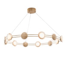 4334-12P, подвесная люстра, D1000xH175/1800, 12xLEDx4W, 3840LM, 4000K, included