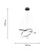 Подвесная люстра F-Promo 4183-6P Orbium 4*G9LED*10W + LED*70W + LED*20W, 4050LM, 3000-6000K, пульт D600*H150/1200мм
