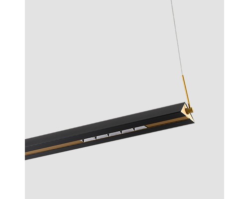 Подвесная люстра Favourite 4398-12P Norman LED*30W, 2625LM, 3000K/4700K/6500K, IP20 L1234*W160*H200/1600мм