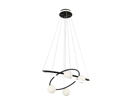 Подвесная люстра F-Promo 4183-6P Orbium 4*G9LED*10W + LED*70W + LED*20W, 4050LM, 3000-6000K, пульт D600*H150/1200мм