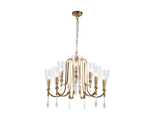 Подвесная люстра Favourite 2968-9P Lyra 9*E14*40W D700*H570/1570мм