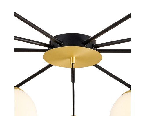 3047-10P, потолочная люстра, D750xH725, 10xG9x28W