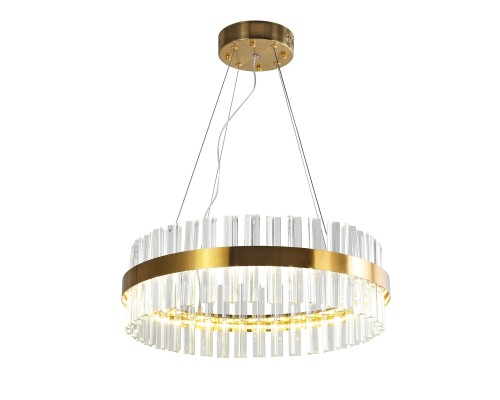 Подвесная люстра Favourite 4012-5P Placerat LED*31W, 2480LM, 4000K D500*H150/1150мм