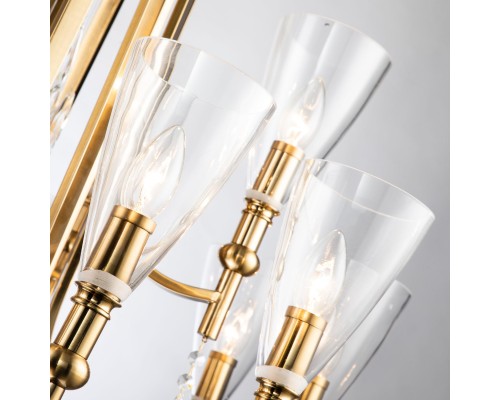 Подвесная люстра Favourite 2968-15P Lyra 15*E14*40W D900*H690/1690мм