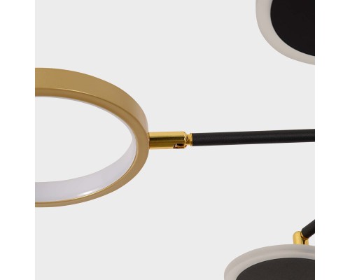 4687-7P, подвесная люстра, D840xH610, LEDx90W/45W/45W, 5980/3060/2940LM, 4000/6500/3500K, included, remote control