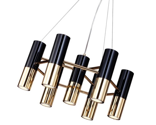 1600-7P, подвесная люстра, D480xH240/780, 7xGU10LEDx5W, 2800LM, 3000K