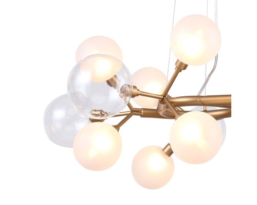 Подвесная люстра Favourite 2515-10P Babylon 10*G9*40W D680*H380/1100мм