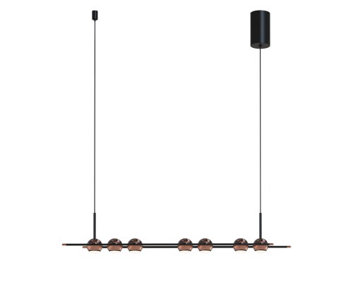 Подвесная люстра Favourite 4561-7P Sturm 7*LED*4W, 1680LM, 4000K L800*W65*H1500/1675мм