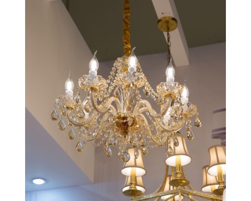 Подвесная люстра Favourite 1738-8P Brendy 8*E14*40W D570*H450/1450мм