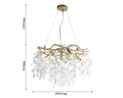 Подвесная люстра Favourite 3056-7P Brillo 7*E14*40W D600*H350/1350мм