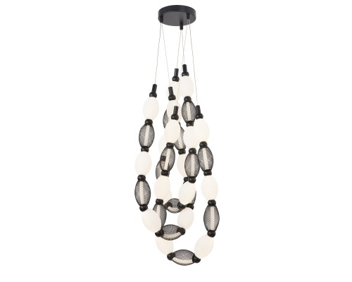 Потолочная люстра Favourite 4560-3PC Perler 3*LED*18W, 2230LM, 4000K D200*H1780/2780 + D650*H890/1775 + D1980*H820/1725мм