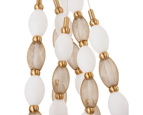 Потолочная люстра Favourite 4559-3PC Perler 3*LED*18W, 2910LM, 4000K D200*H1780/2780 + D650*H890/1775 + D1980*H820/1725мм