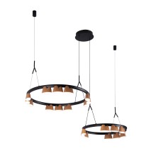 4266-21P, подвесная люстра, L875xW600xH400/1610, LEDx95W, 4085LM, 4000K, included