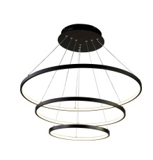 1764-18P, подвесная люстра, D400xD600xD800xH600/1800, LEDx95W, 4410LM, 4000K, included