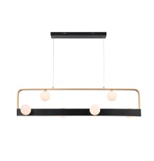 4072-6P, подвесная люстра, L1200xW240xH200/1200, 6xG9LEDx10W, excluded + LEDx18W, 700LM, 4000K, included