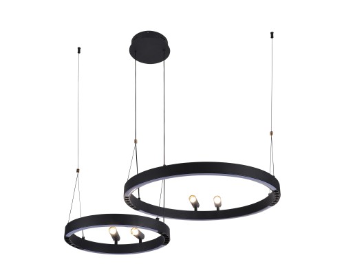 Подвесная люстра F-Promo 4474-2P Slinga LED*53W + LED*33W + 4*LED*3W, 2075LM, 3000-6500K, пульт D830*H1000/1800мм