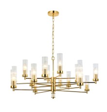 2673-16P, подвесная люстра, D850xH410/1410, 16xE14x40W, excluded