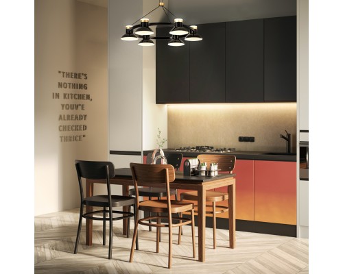 Подвесная люстра Favourite 4516-9P Tatti 9*LED*10W, 7200LM, 4000K D880*H300/1800мм