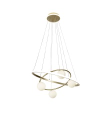 4185-6P, подвесная люстра, D600xH150/1200, 4xG9LEDx10W, excluded + LEDx70W + LEDx20W, 4725LM, 3000-6000K, included, remote control