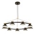 Подвесная люстра Favourite 4516-9P Tatti 9*LED*10W, 7200LM, 4000K D880*H300/1800мм