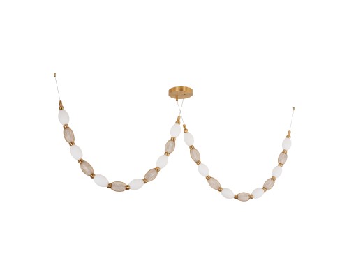 Потолочная люстра Favourite 4559-2PC Perler 2*LED*18W, 1990LM, 4000K D200*H1780/2780 + D640*H890/1775 + D1800*H820/1725мм