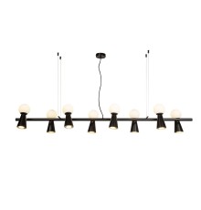 4095-8P, подвесная люстра, L1425xW330xH230/1730, 8xG9LEDx3W + 8xGU10x35W, excluded