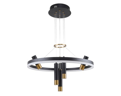 Подвесная люстра F-Promo 3097-7P Daur LED*35W + 6*LED*3W, 3640LM, 4000K D600*H600/1000мм