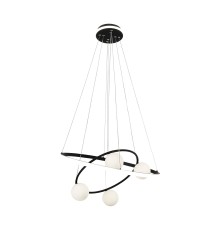 4183-6P, подвесная люстра, D600xH150/1200, 4xG9LEDx10W, excluded + LEDx70W + LEDx20W, 4050LM, 3000-6000K, included, remote control