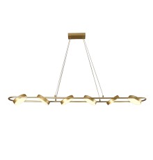 4677-6P, подвесная люстра, L1490xW190xH145/1200, LEDx90W, 3100LM, 3000-6000K, IP20, included, remote control