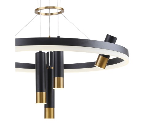 Подвесная люстра F-Promo 3097-7P Daur LED*35W + 6*LED*3W, 3640LM, 4000K D600*H600/1000мм