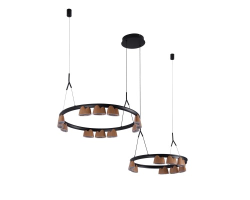 Подвесная люстра Favourite 4266-21P Interline LED*95W, 4085LM, 4000K L875*W600*H400/1610мм